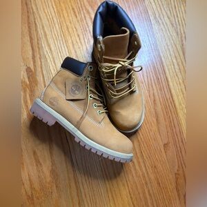 Timberland Kids Brown Lace-Up Boots